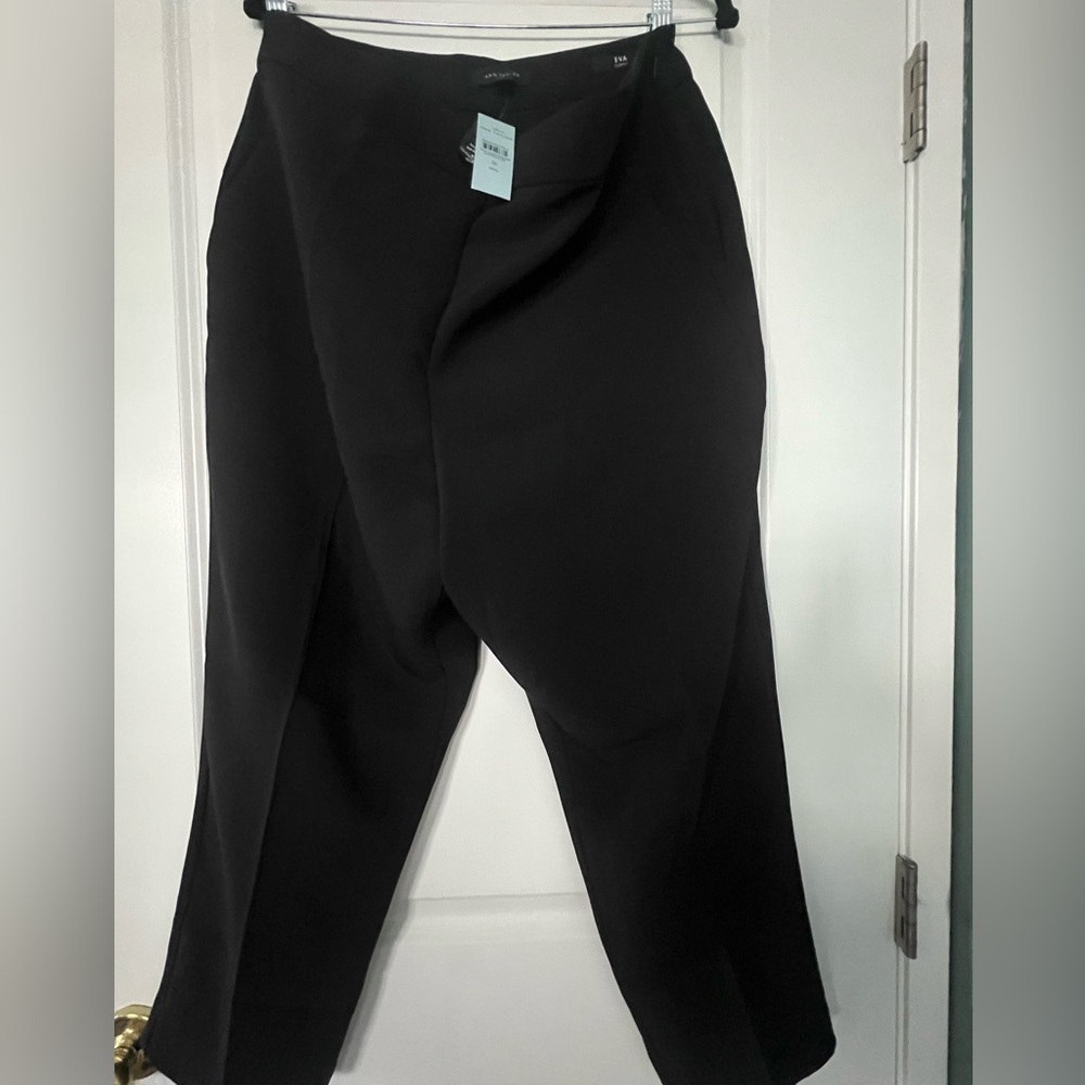 Ann Taylor Eva curvy black pants